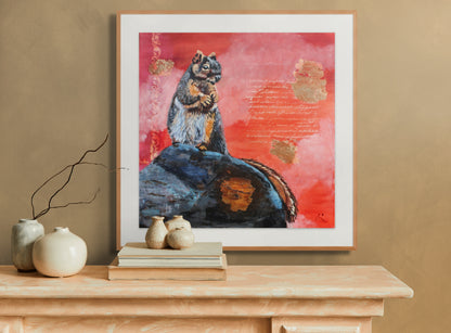 Kunstwerk – „Amber Evening Watcher“